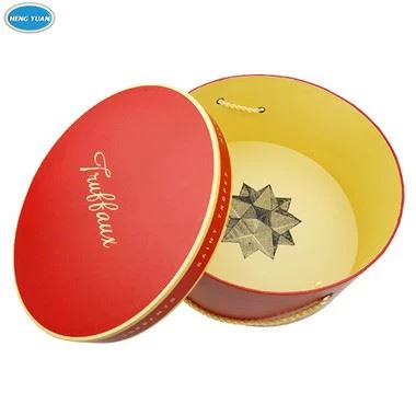 Hediyelik Kağıt Yuvarlak Kutu